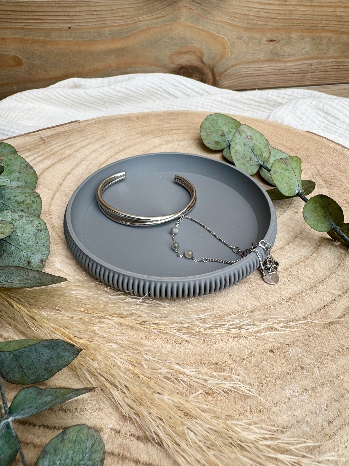 STL Datei Tablett geriffelt