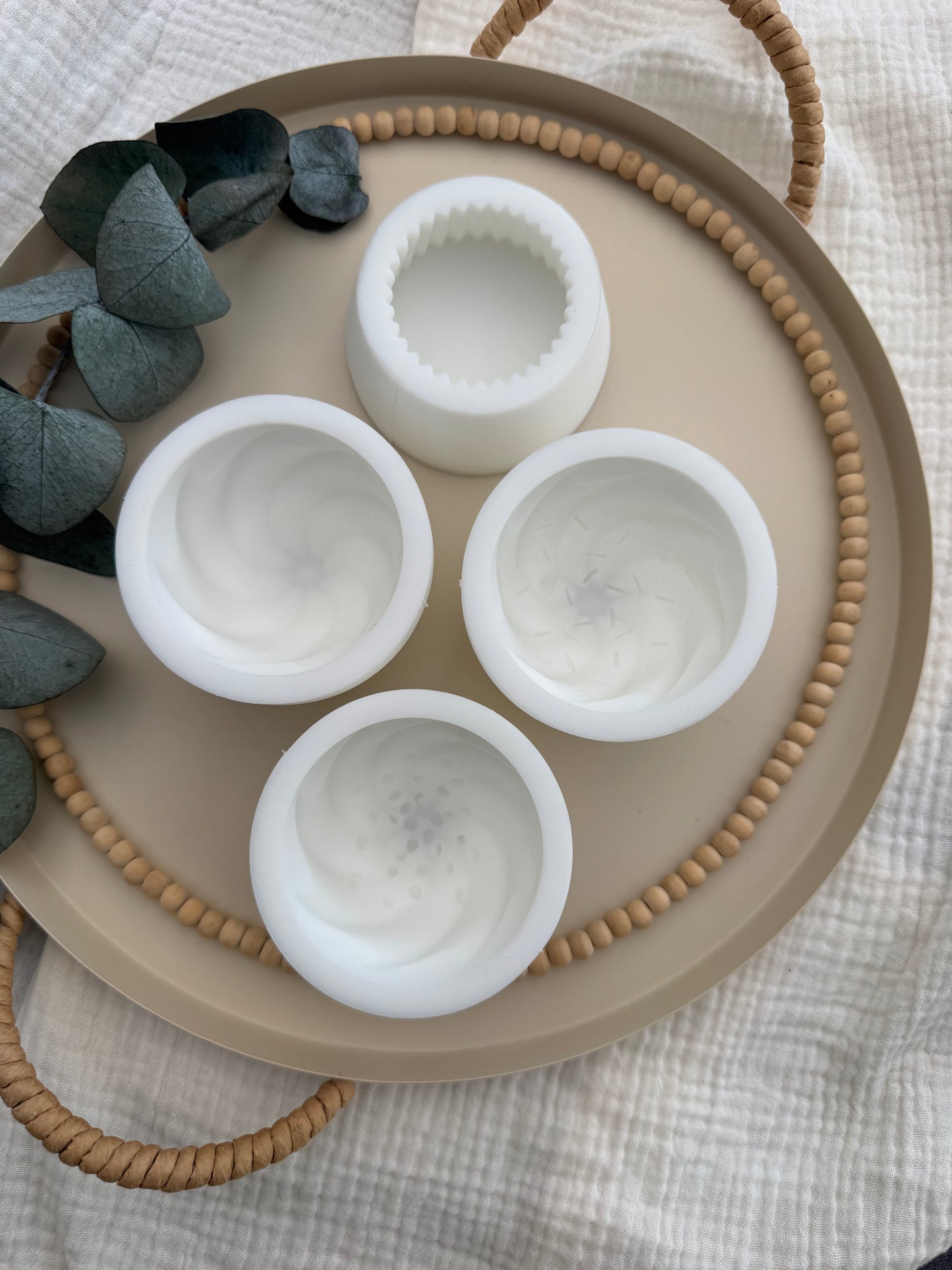 Silikonform Cupcake groß - 3 Varianten