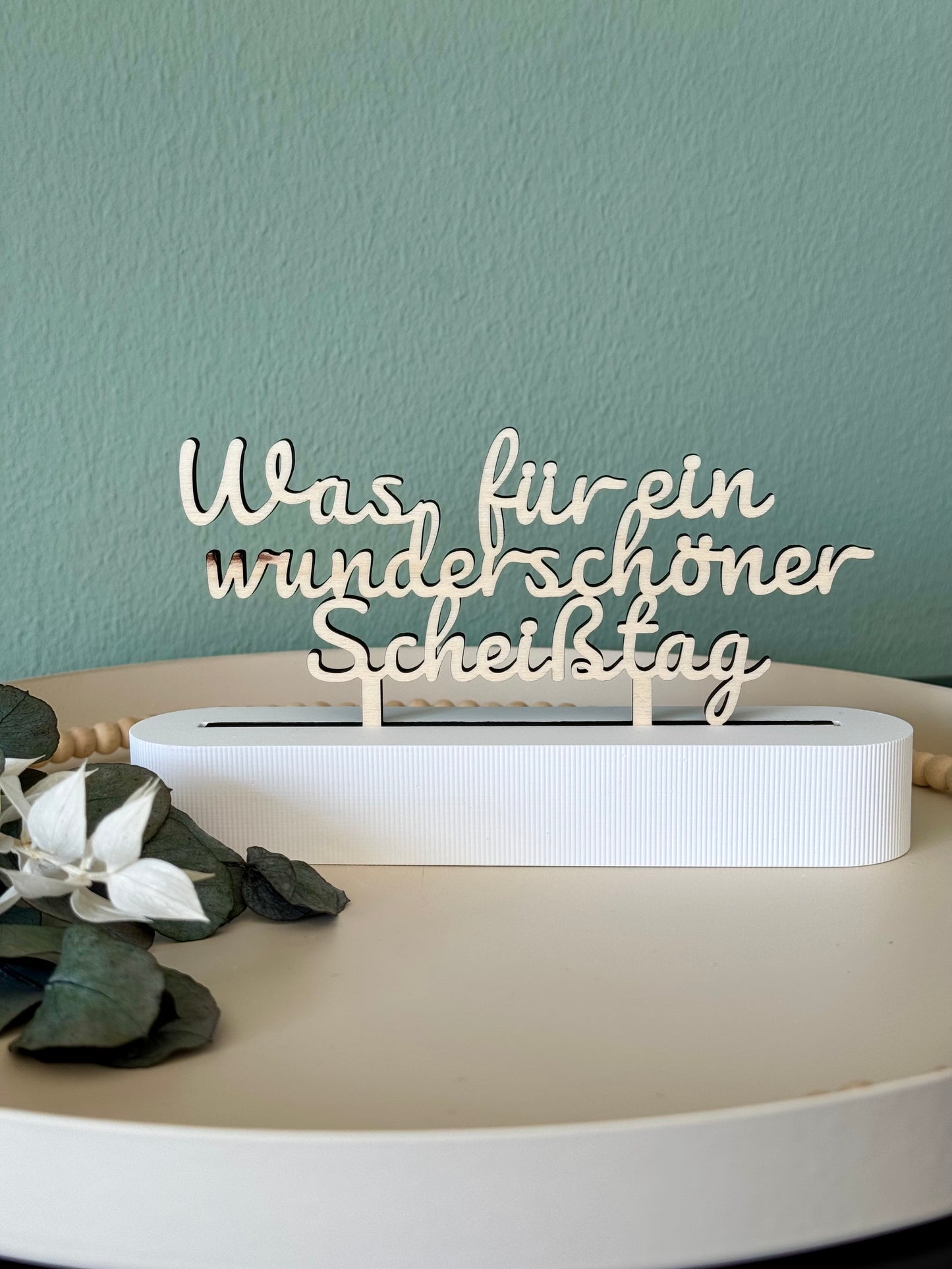 Silikonform Halter Rillenoptik für Stecker aus Holz oder 3D Druck
