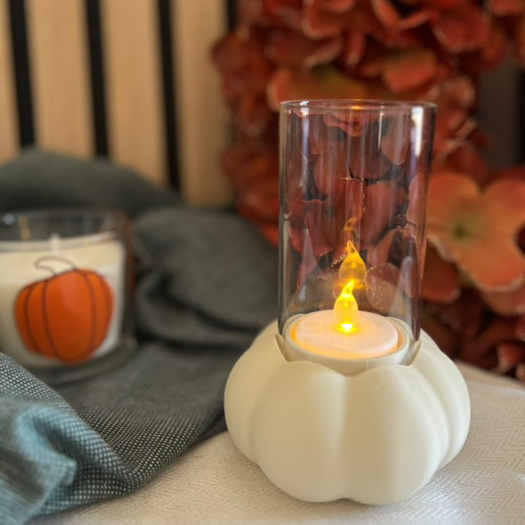 STL Druckdatei Windlicht Kürbis | 2 Größen