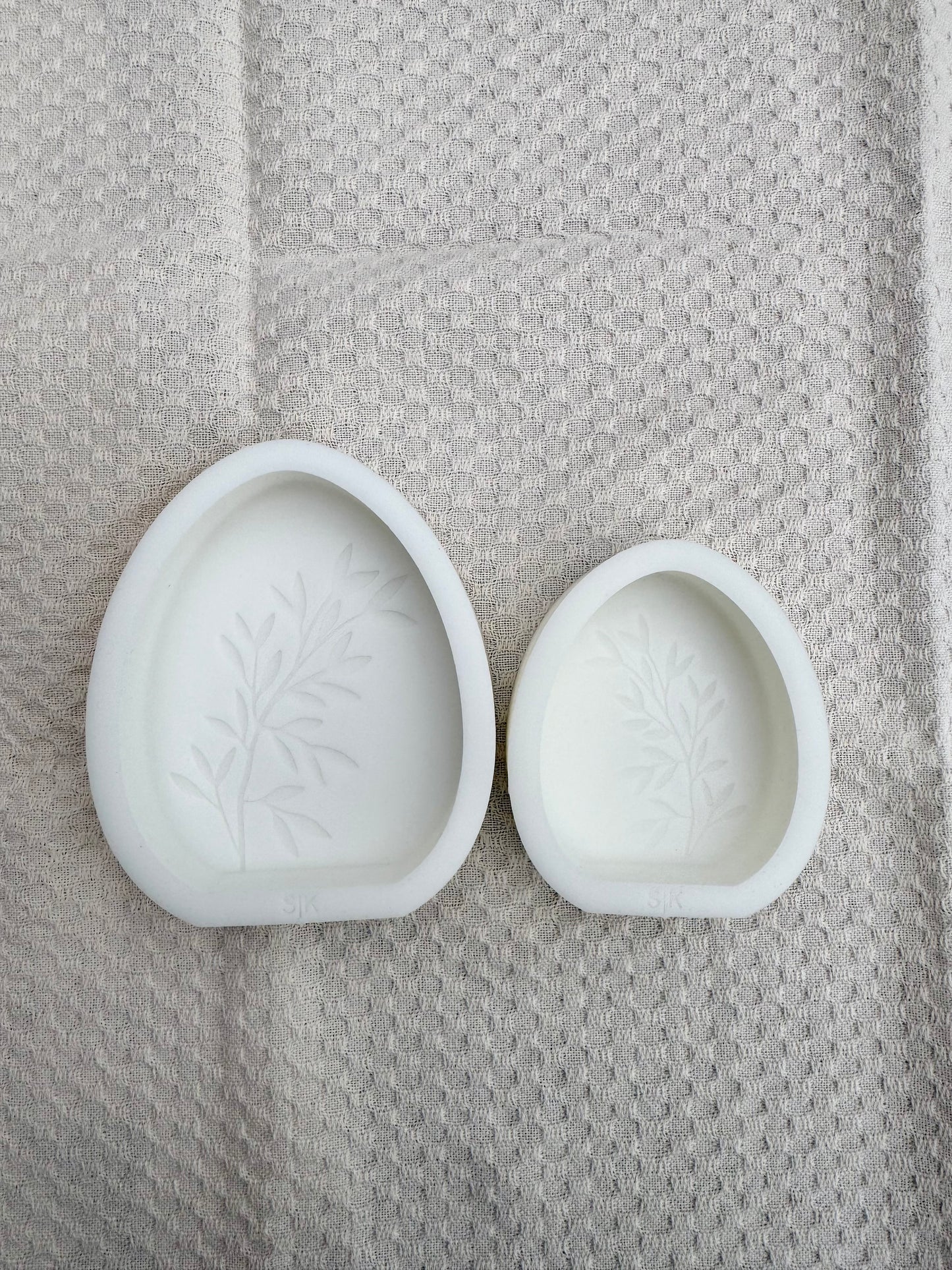 Silikonform Osterei mit Blumen