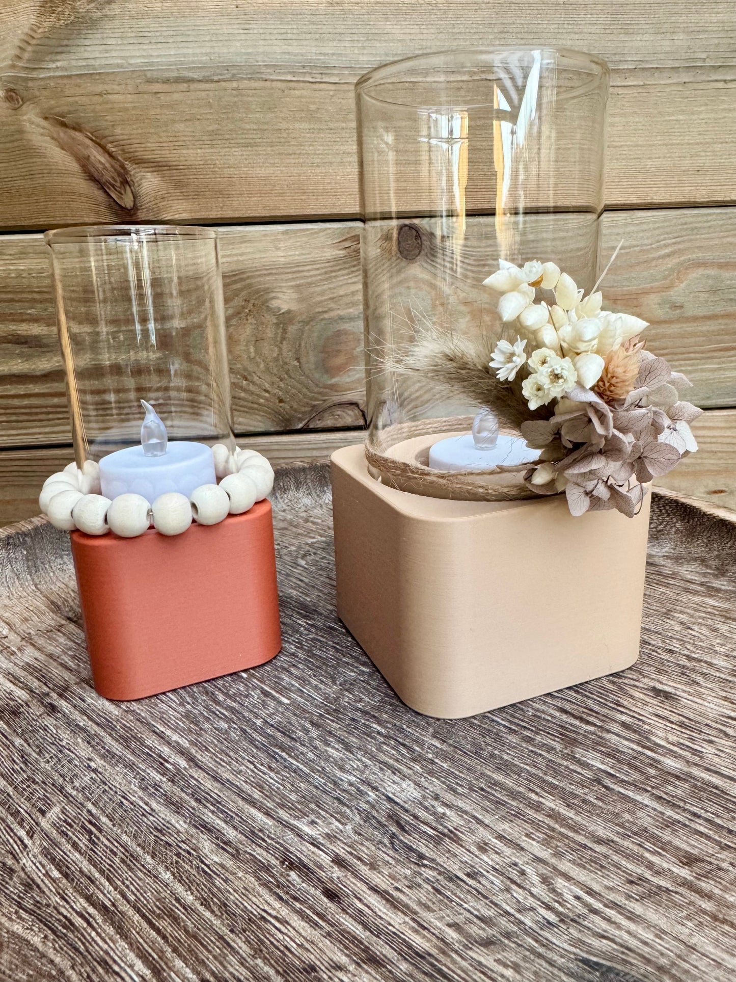 STL Windlicht Eckig | 2 Größen