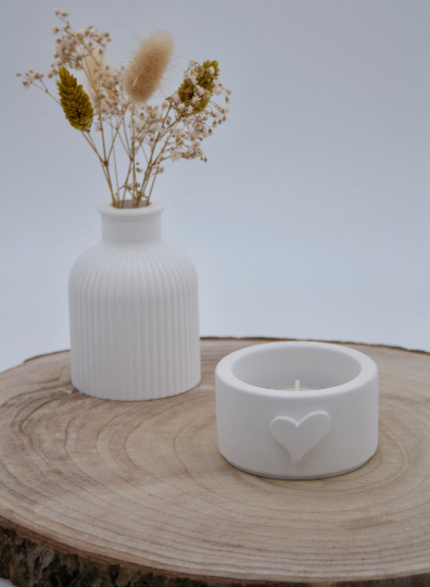 Silikonform Teelichthalter Herz