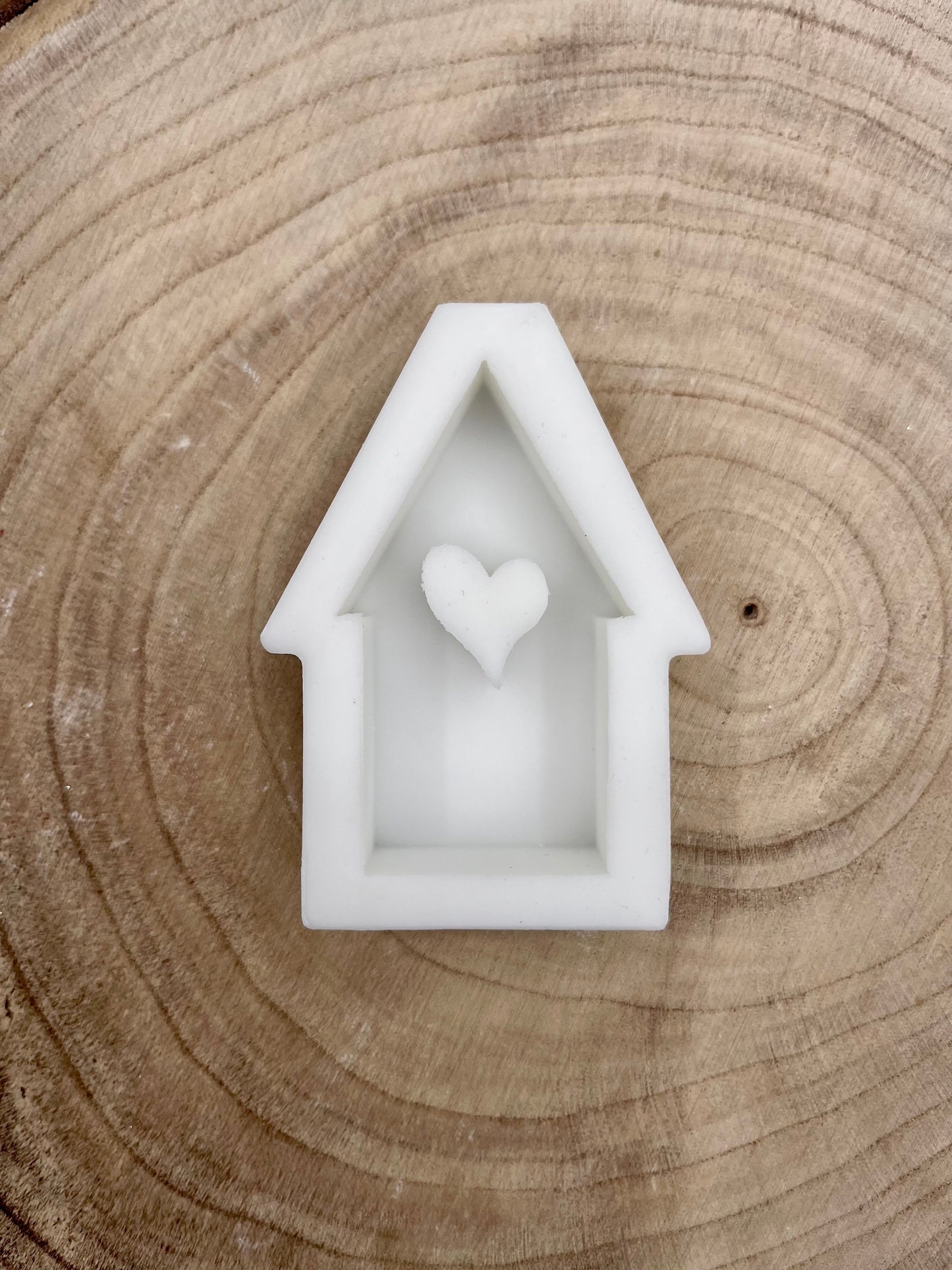 B-Ware Silikonform Haus mit Herz