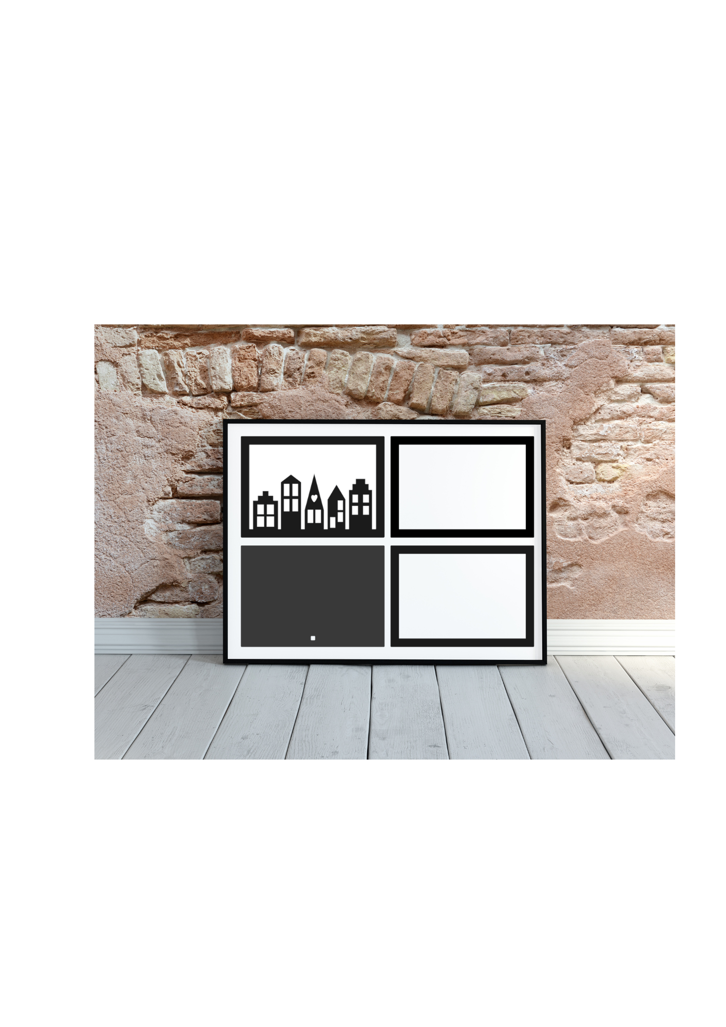 Laserdatei Häuserrahmen | Lichterhäuser