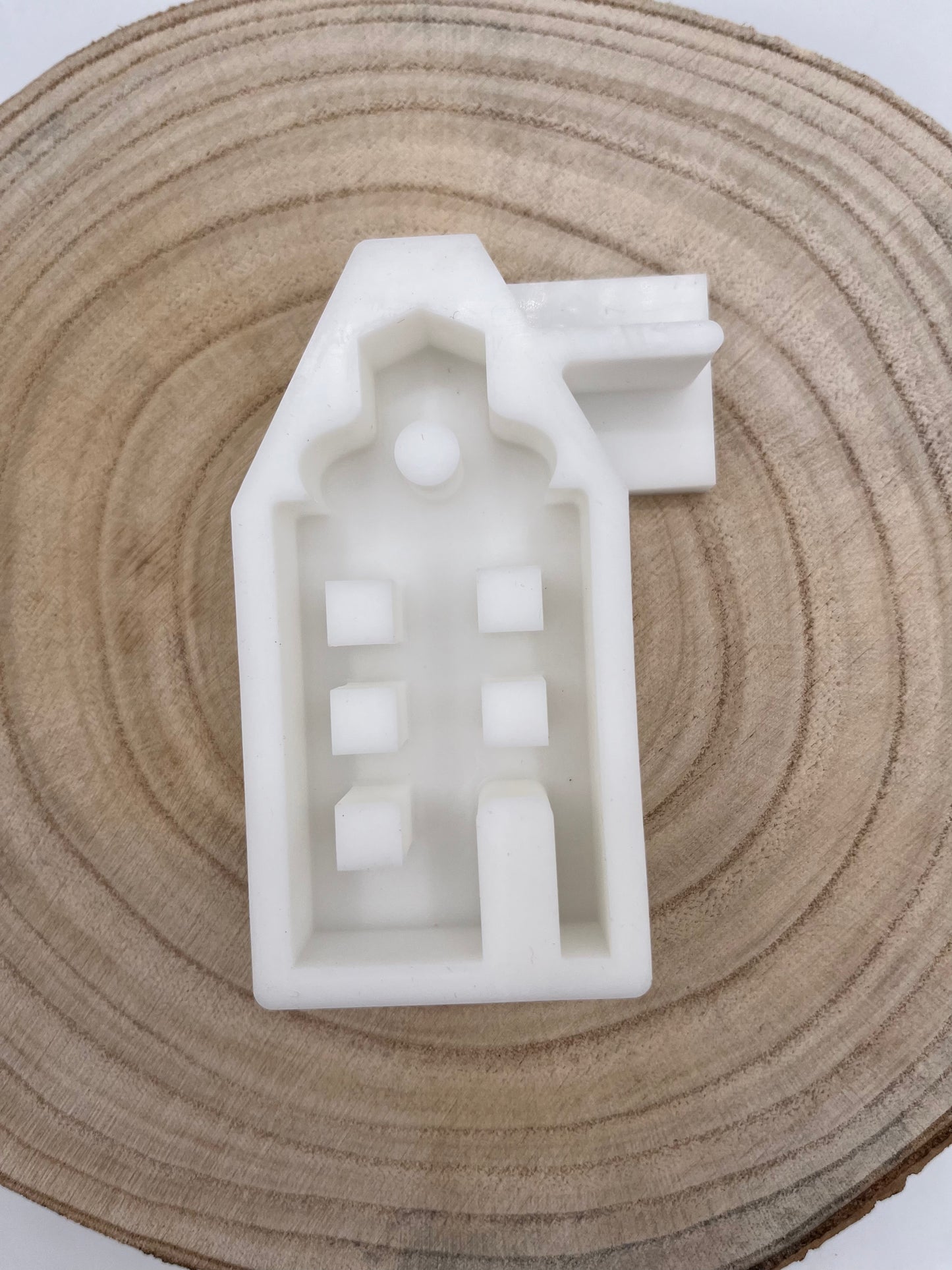 B-Ware Silikonform Giebelhaus III klein