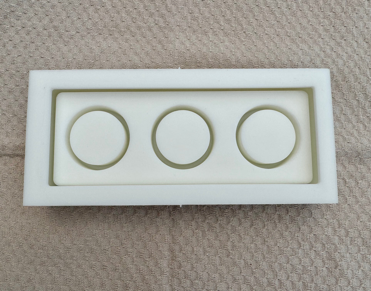 Silikonform Teelichthalter lang