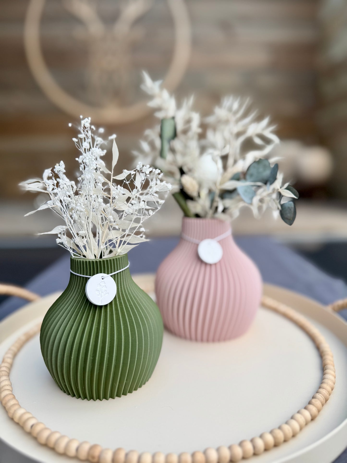 STL Vase Rillenoptik Thea