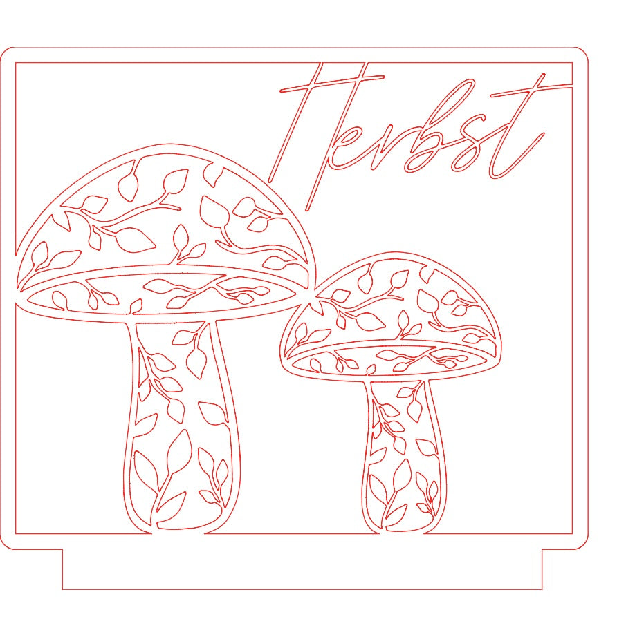 Laserdatei | Herbstaufsteller