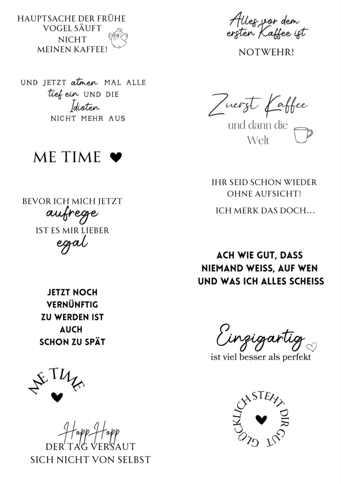 Laserdatei | Sprüche für Tassen