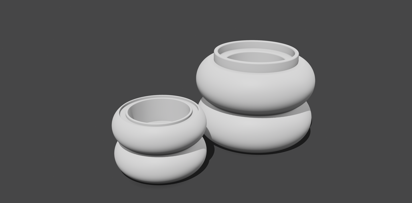 STL Datei Windlicht Bubble | 2 Größen