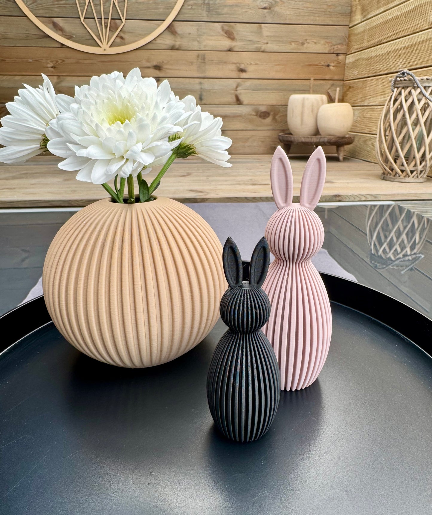 STL Datei Osterhase Fred mit Rillen