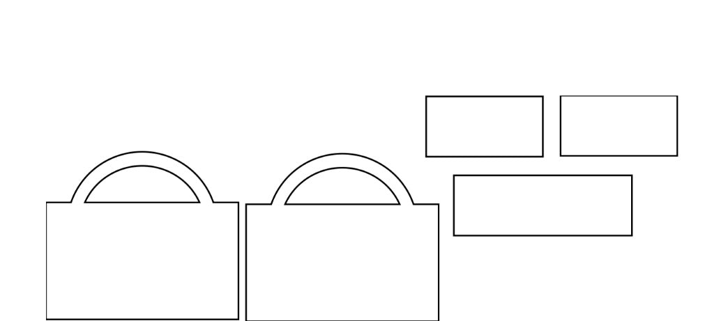 Laserdatei | Printdatei | Tasche in 3 Größen