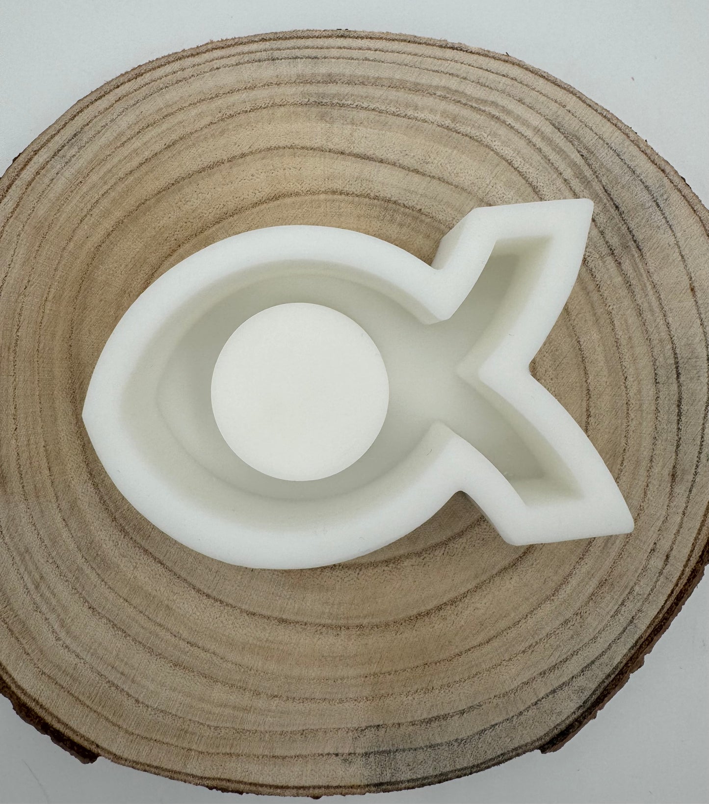 Silikonform Teelichthalter Fisch