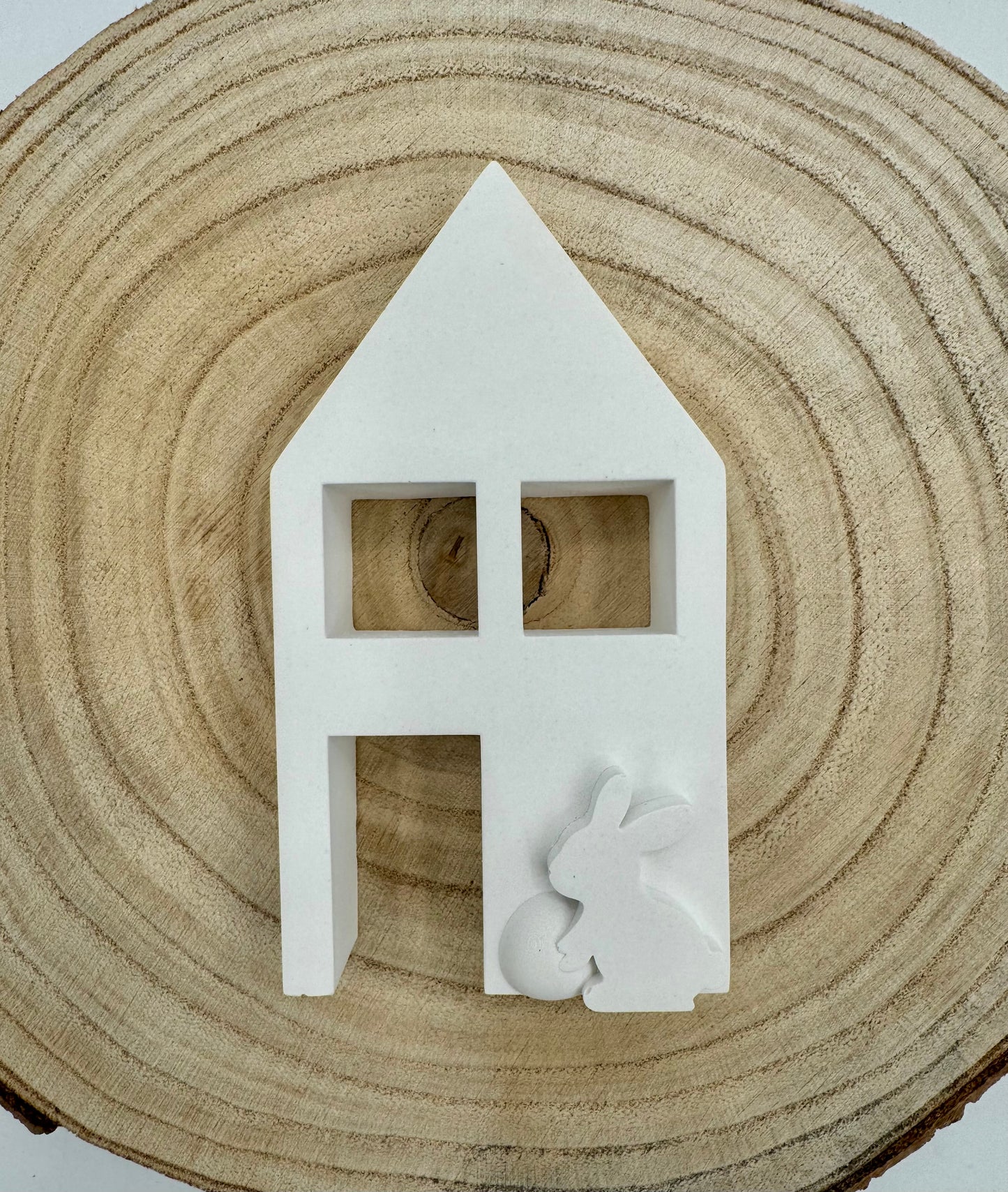 Silikonform Haus mit Hase