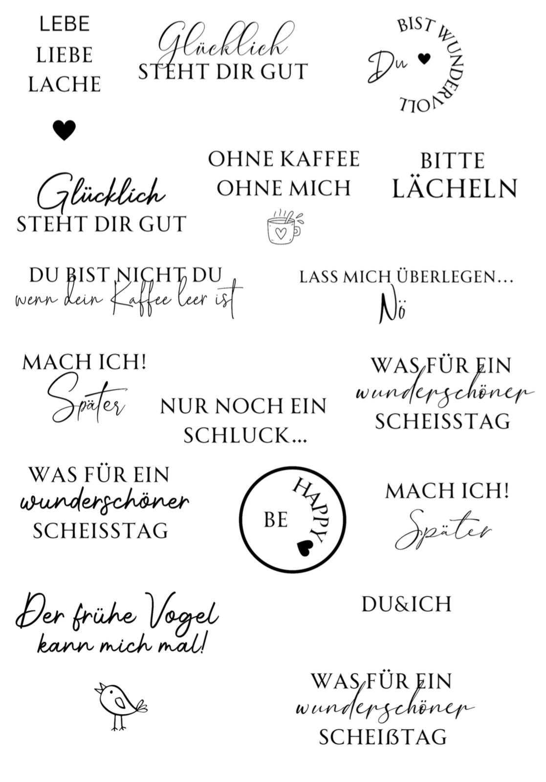 Laserdatei | Sprüche | Mix 3