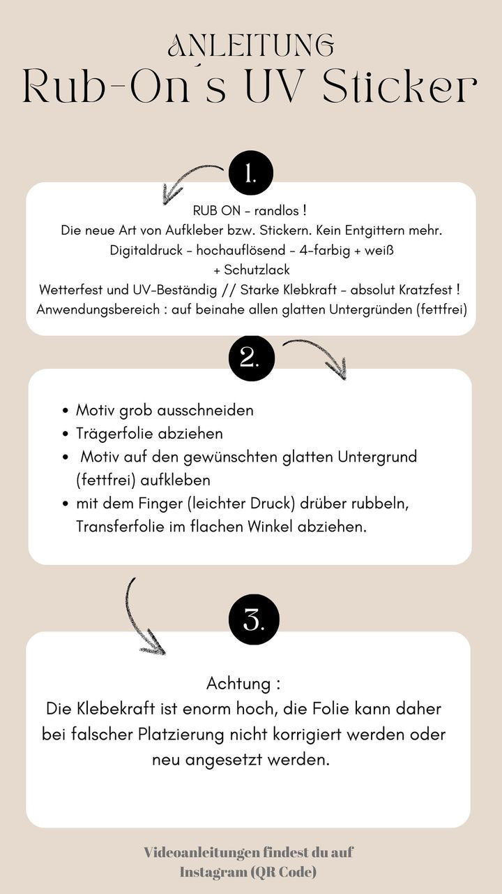 Rub on | Motiv 19| Sprüche