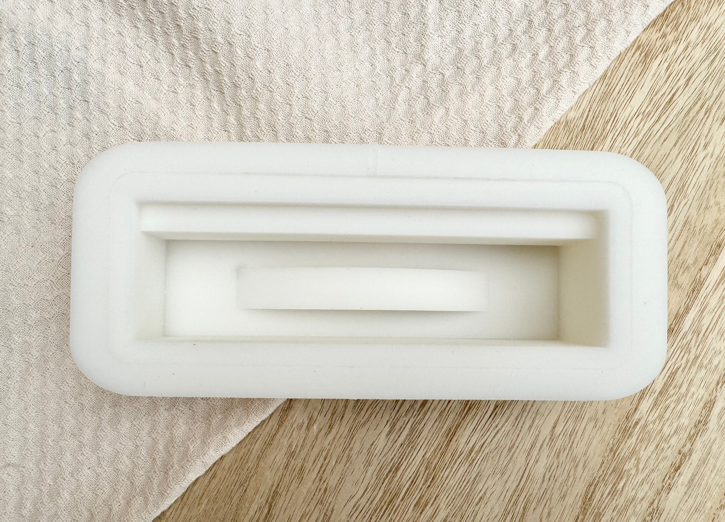 Silikonform Ständer groß mit Klötzchenhalterung