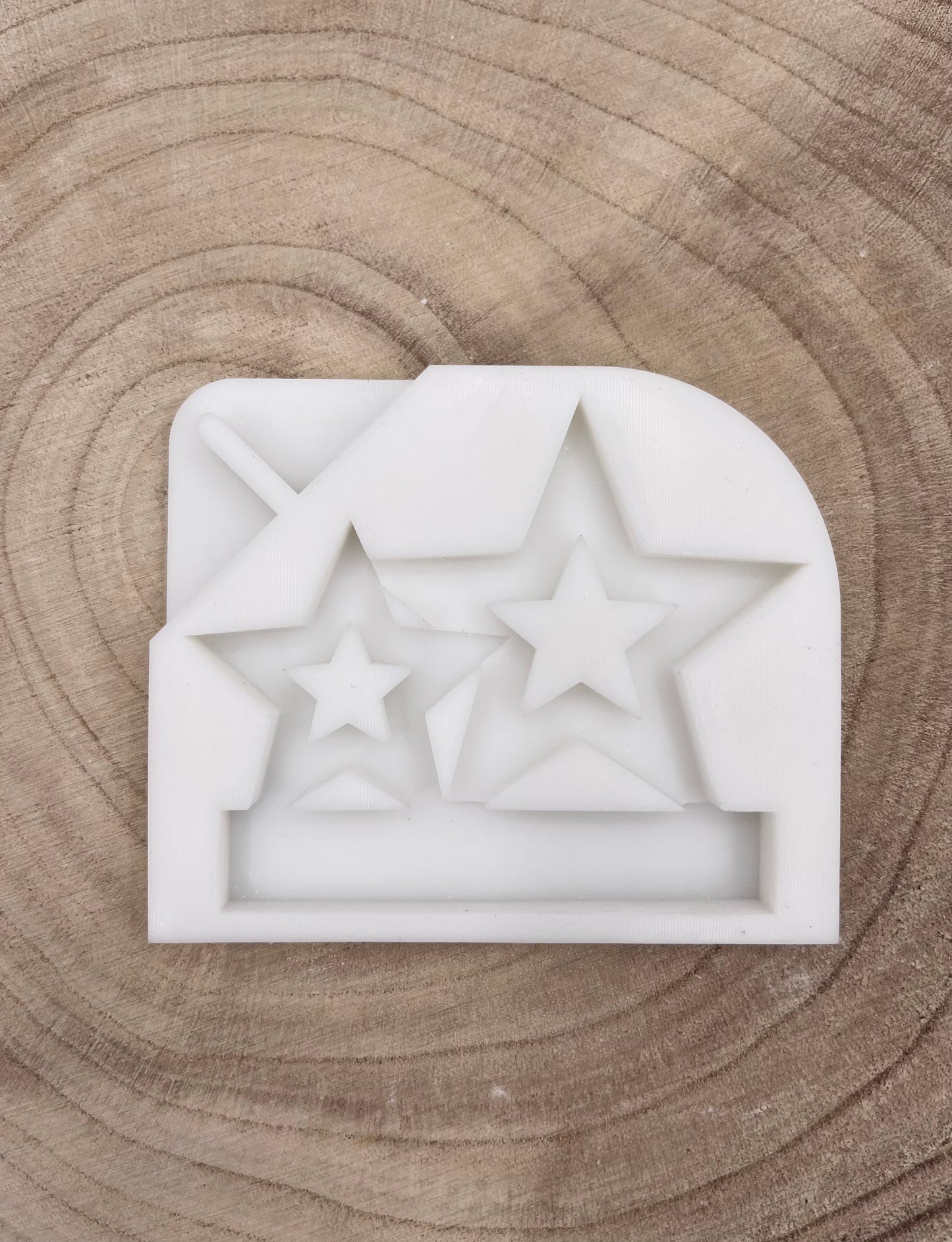 Silikonform Sterne Einschieber für Teelichthalterform