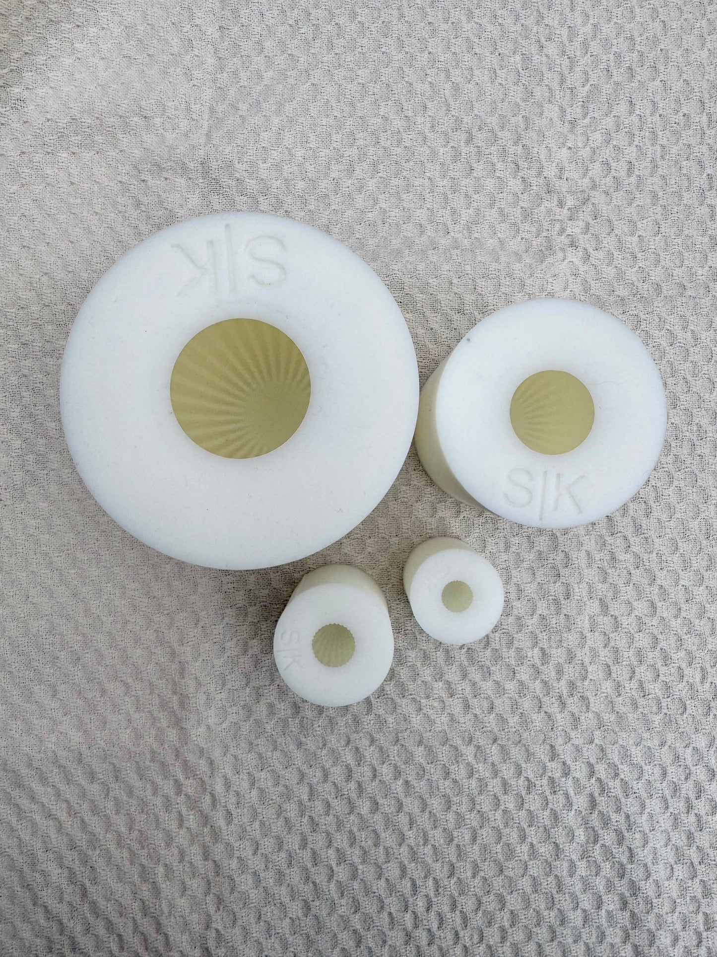 Silikonform Ostereier geriffelt