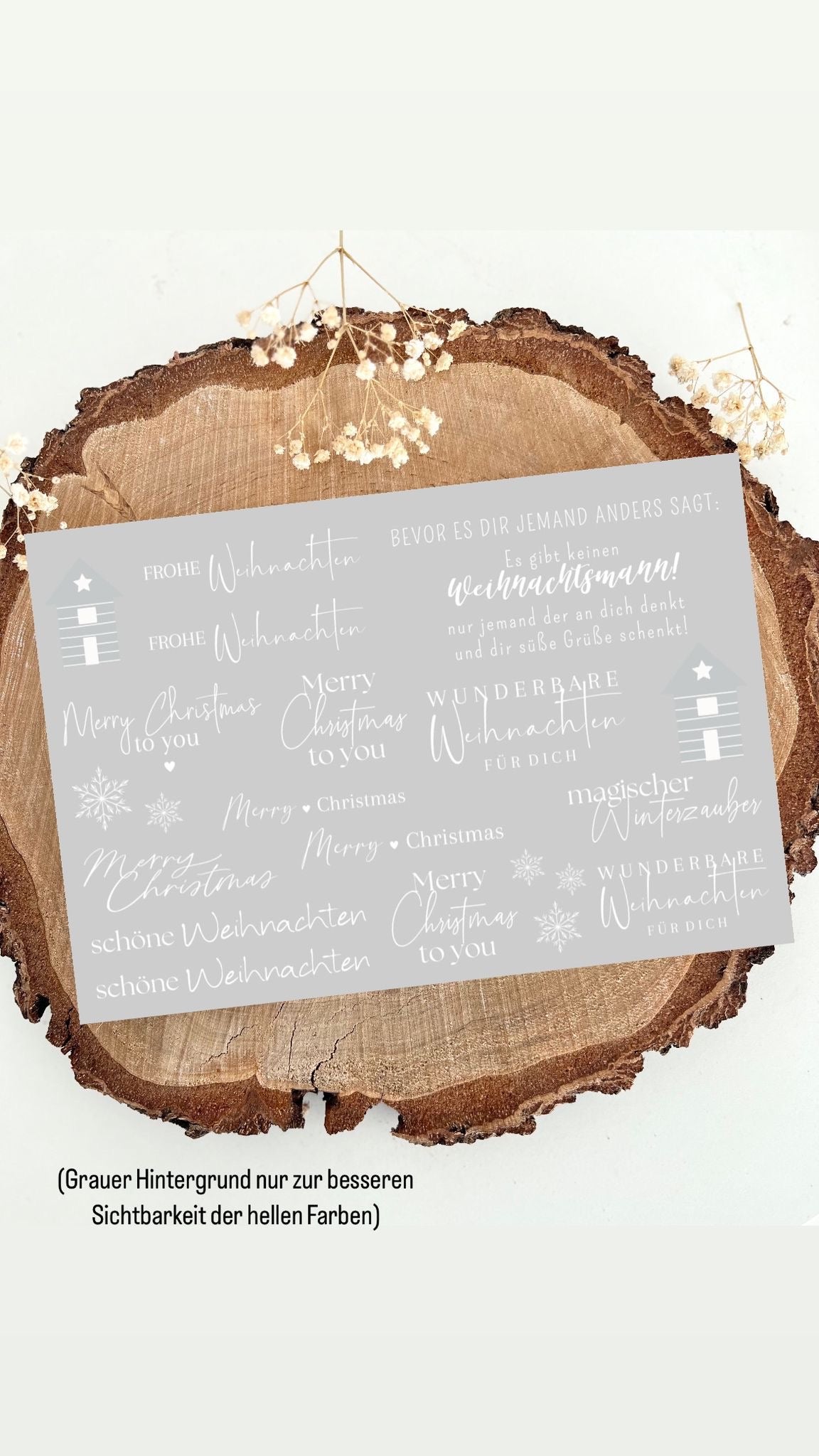 Rub on | Motiv 42 | Weihnachten