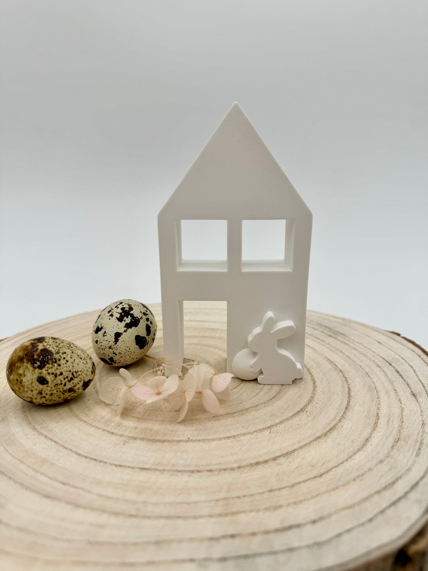 Silikonform Haus mit Hase