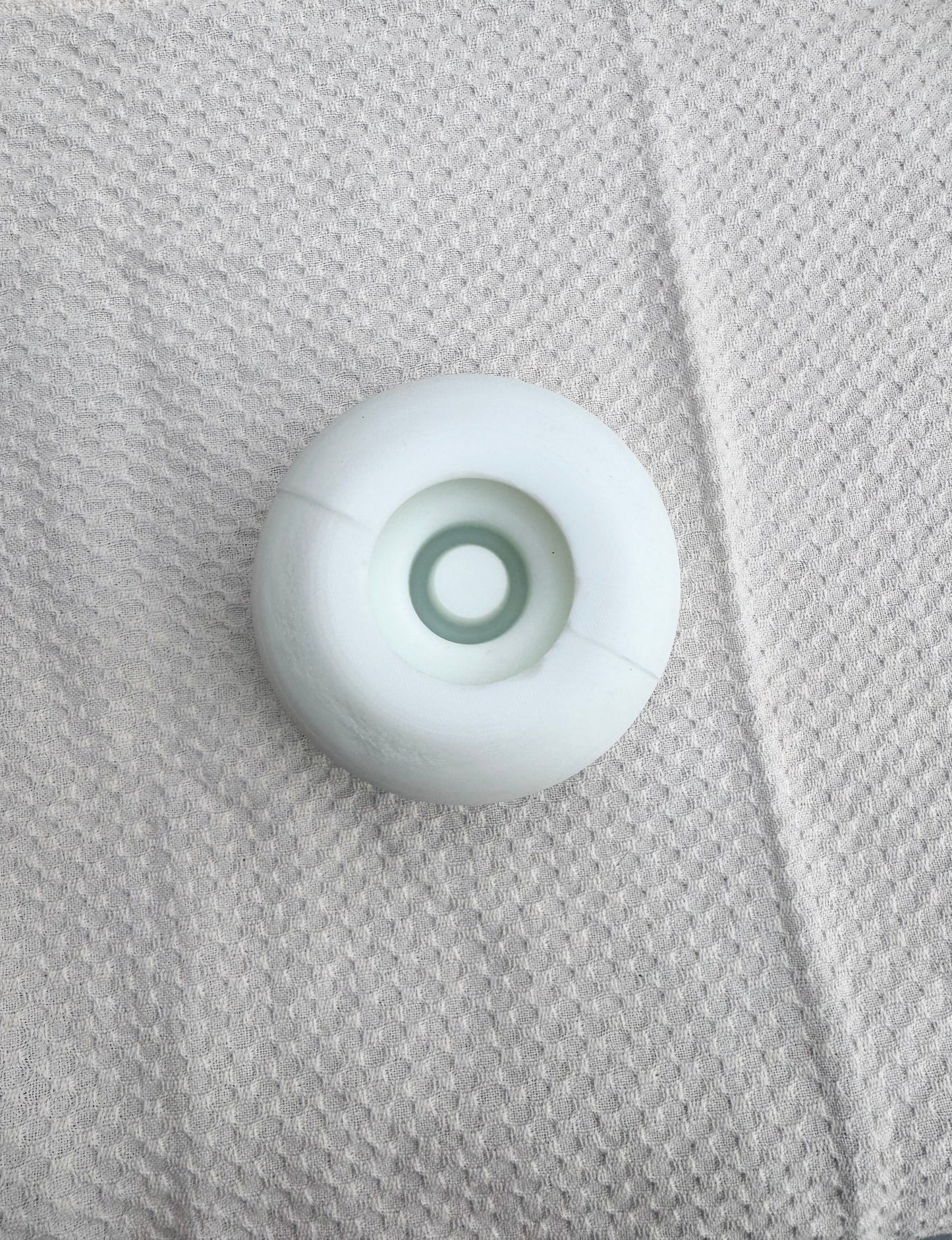 Silikonform Schale Kerzenständer mit Rillen