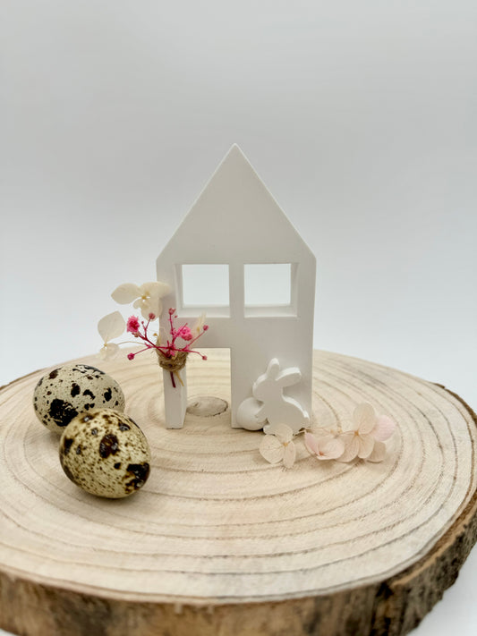 Silikonform Haus mit Hase