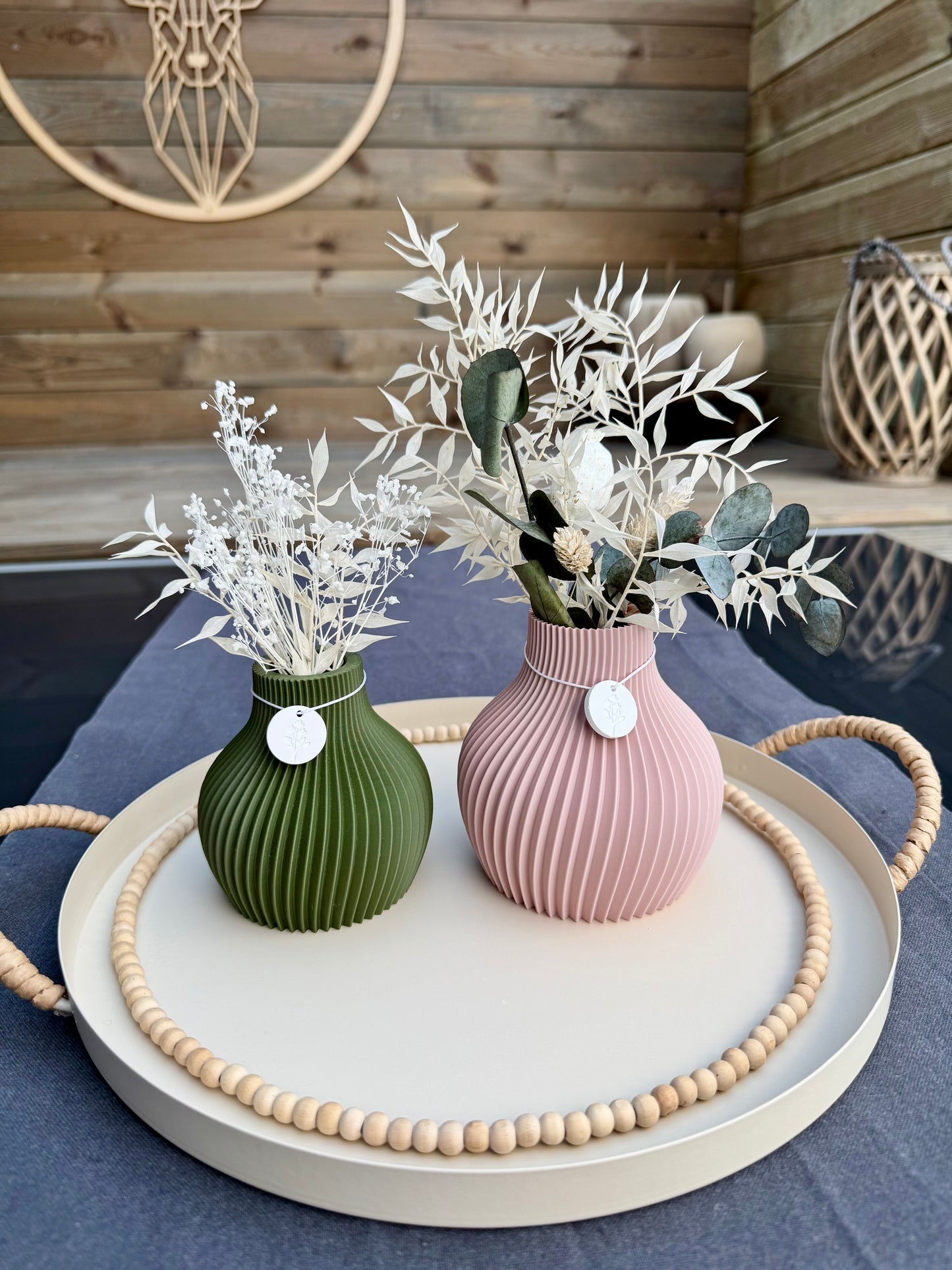 STL Vase Rillenoptik Thea