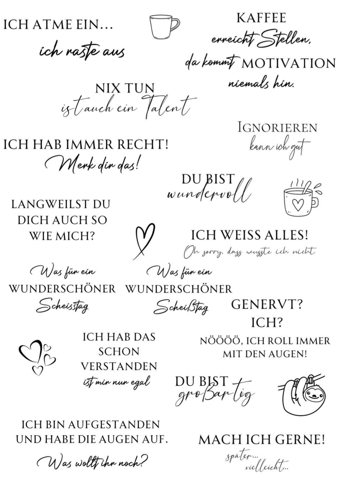 Laserdatei | Sprüche | Mix 2