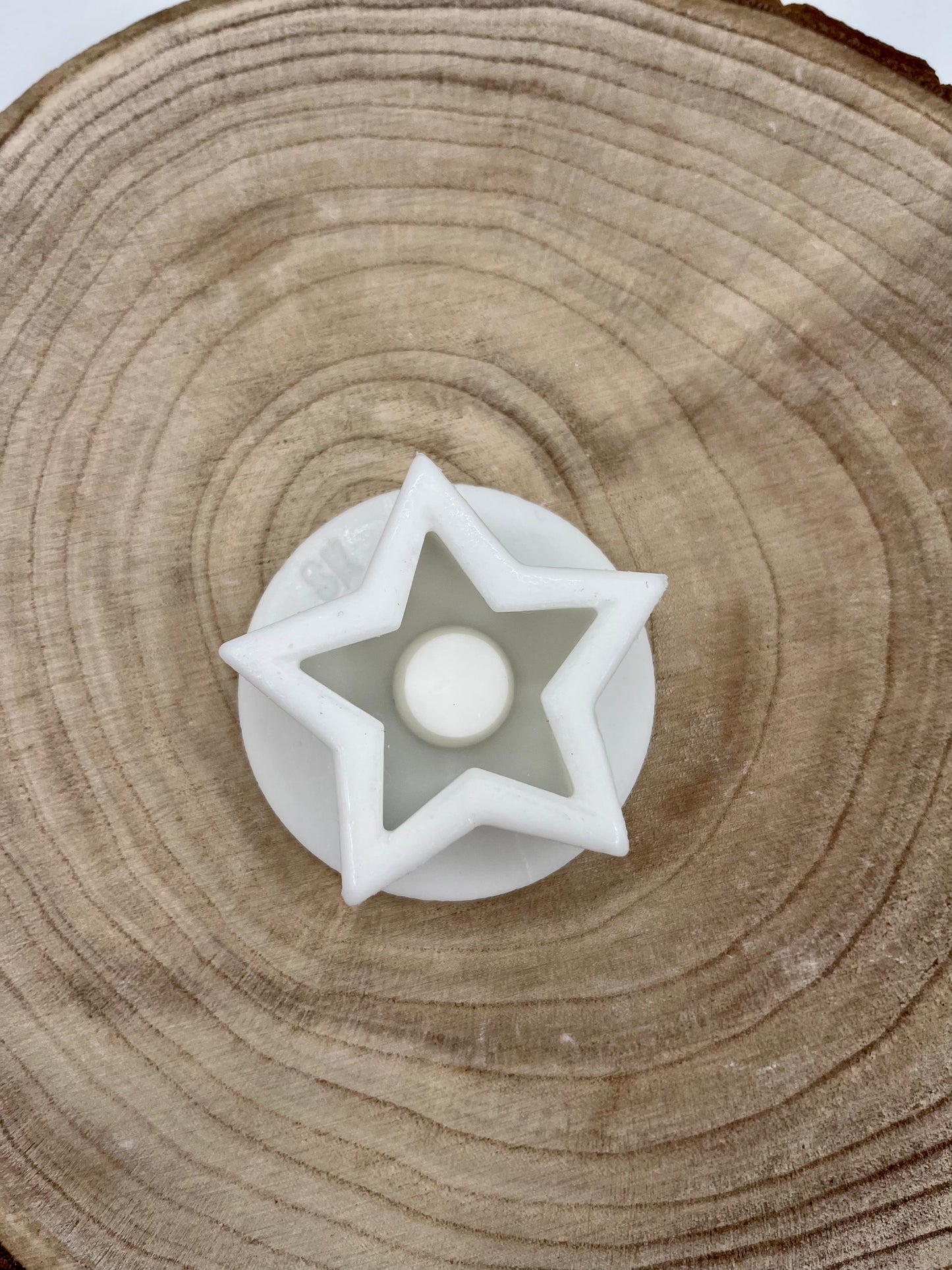 Silikonform Kerzenhalter Stern