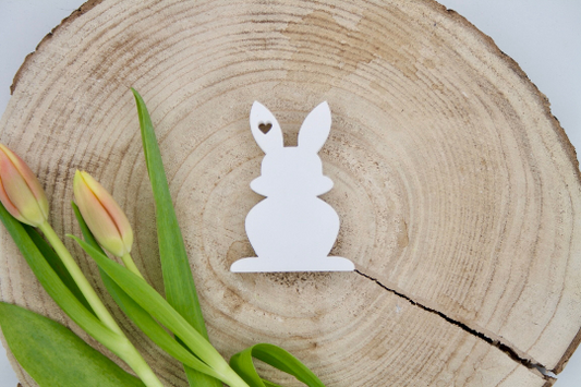 Silikonform Hase mit Herz