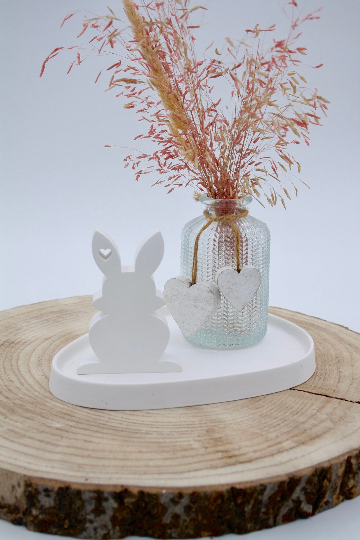 Silikonform Hase mit Herz