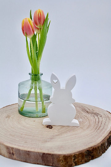 B-Ware Silikonform Hase mit Herz