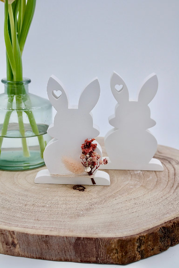 B-Ware Silikonform Hase mit Herz