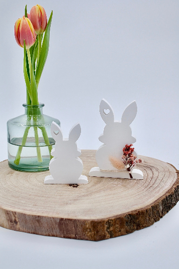 B-Ware Silikonform Hase mit Herz