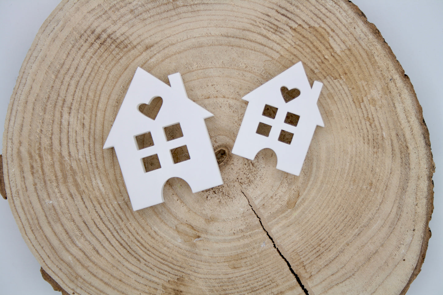 Silikonform Haus Herz mit Fenster