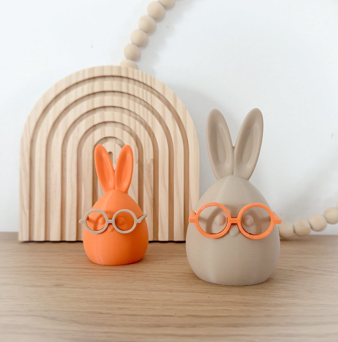 Osterhase "Heini" mit Brille – STL & 3MF Datei zum Download