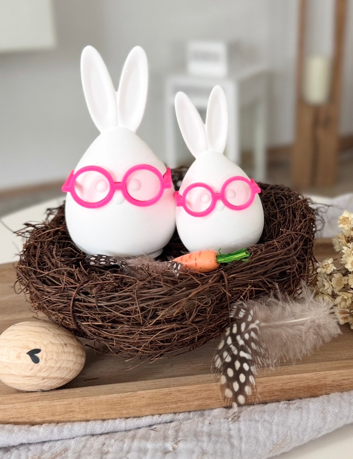 Silikonform Osterei mit Brille Heini in 2 Größen