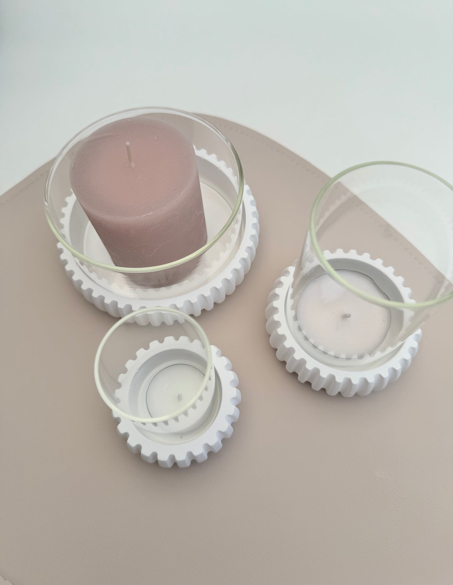 Silikonform Kerzenhalter Riva - 3 Varianten