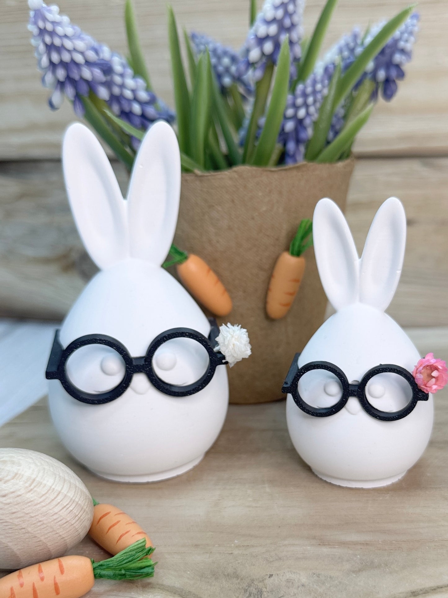 Silikonform Osterei mit Brille Heini in 2 Größen