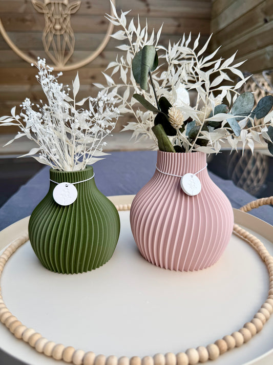 STL Vase Rillenoptik Thea