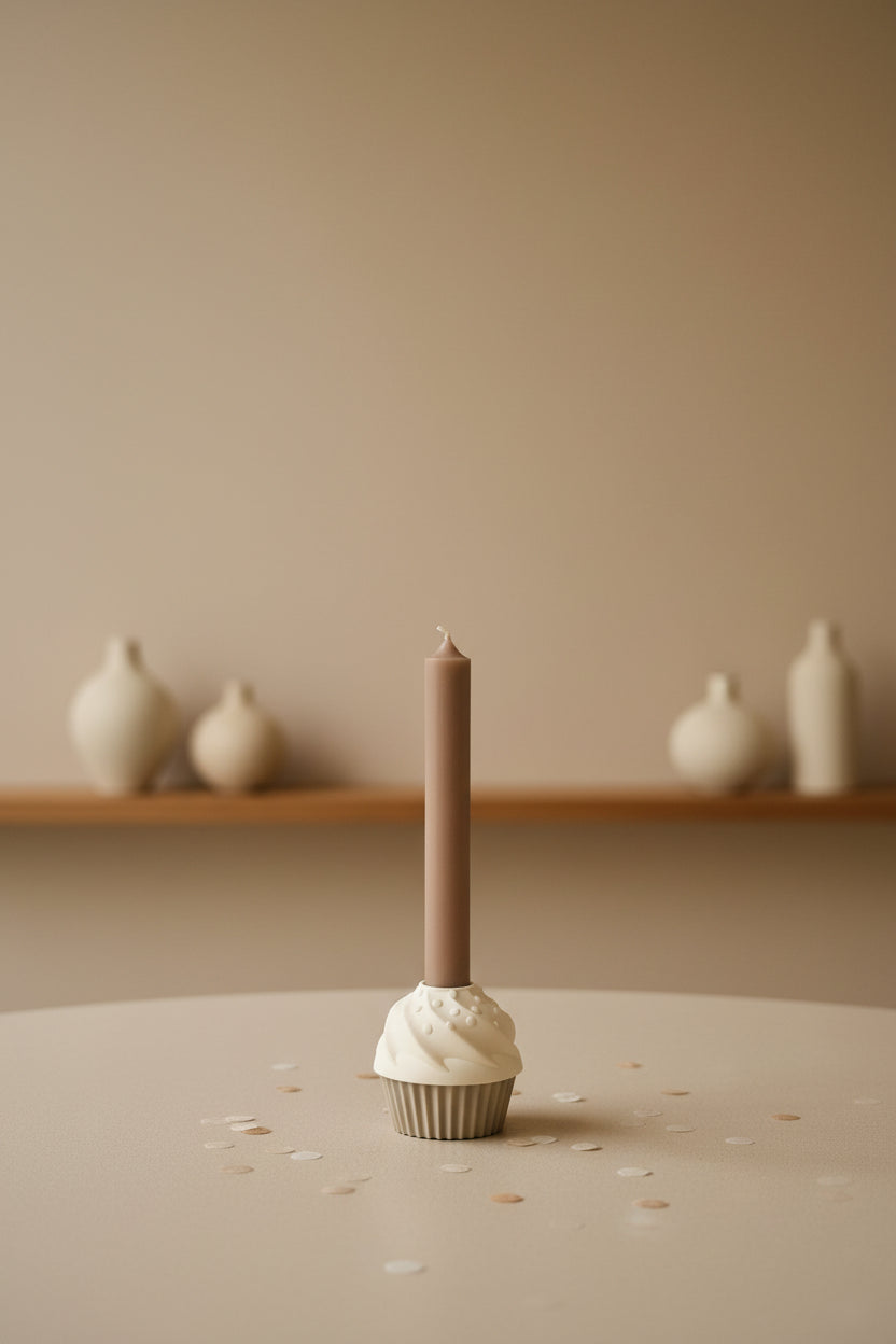 Silikonform Cupcake Kerzenhalter groß - 3 Varianten