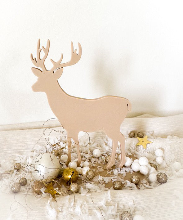 STL Druckdatei Hirsch Aufsteller