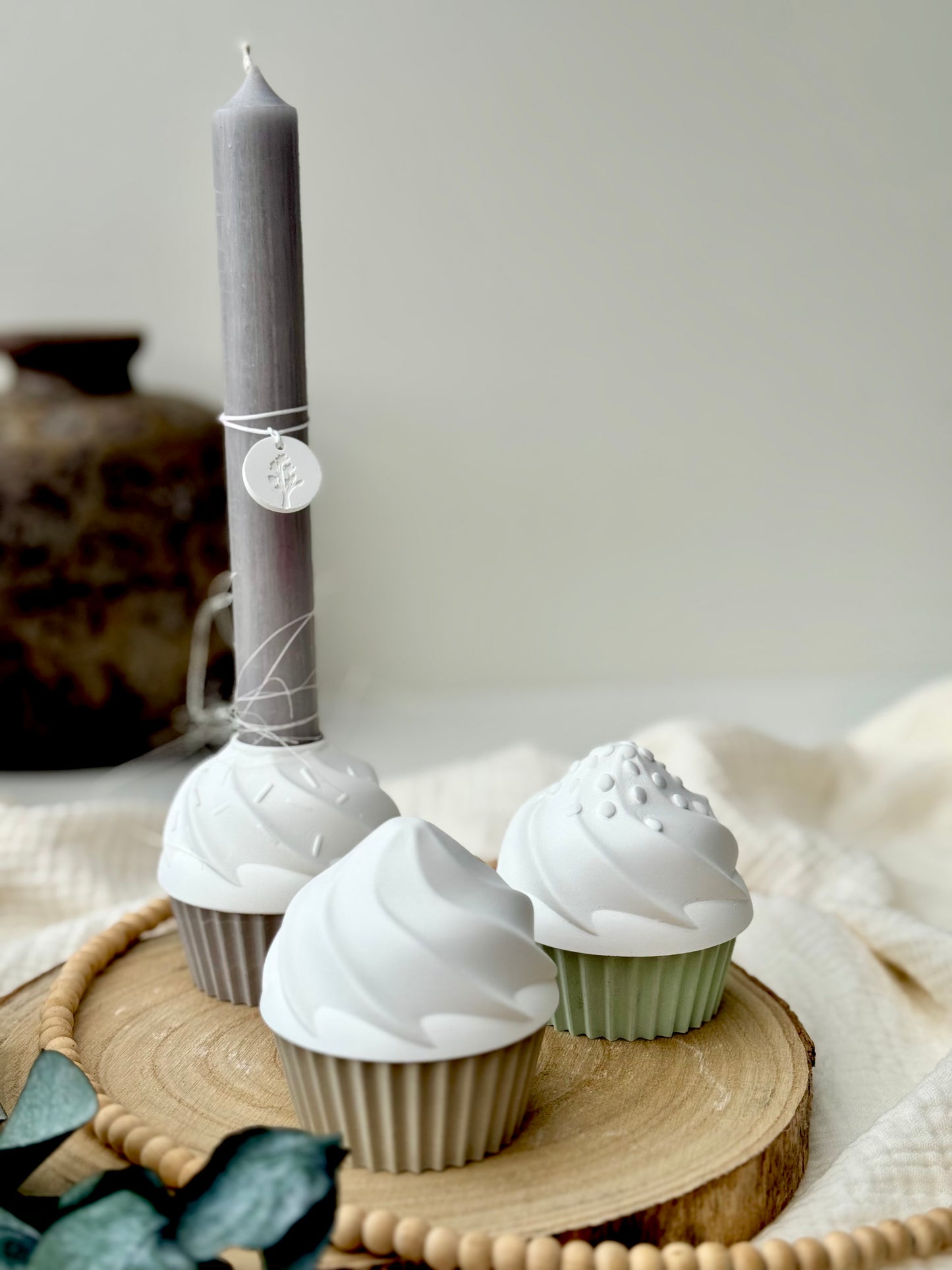 Silikonform Cupcake groß - 3 Varianten