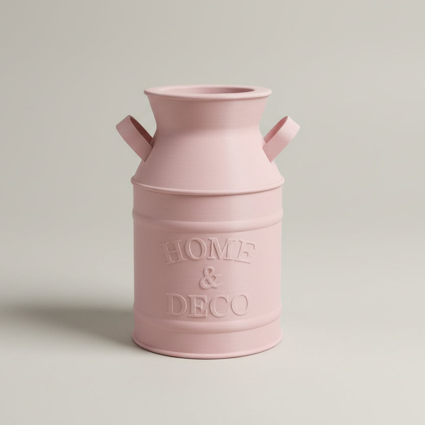 Vase "Milchkanne" STL & 3MF Datei zum Download