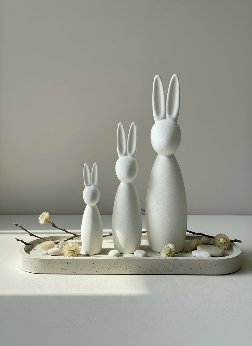 Silikonform Hase Vio in 3 Größen