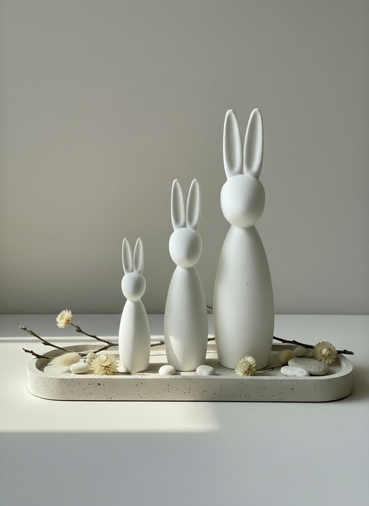 Silikonform Hase Vio in 3 Größen