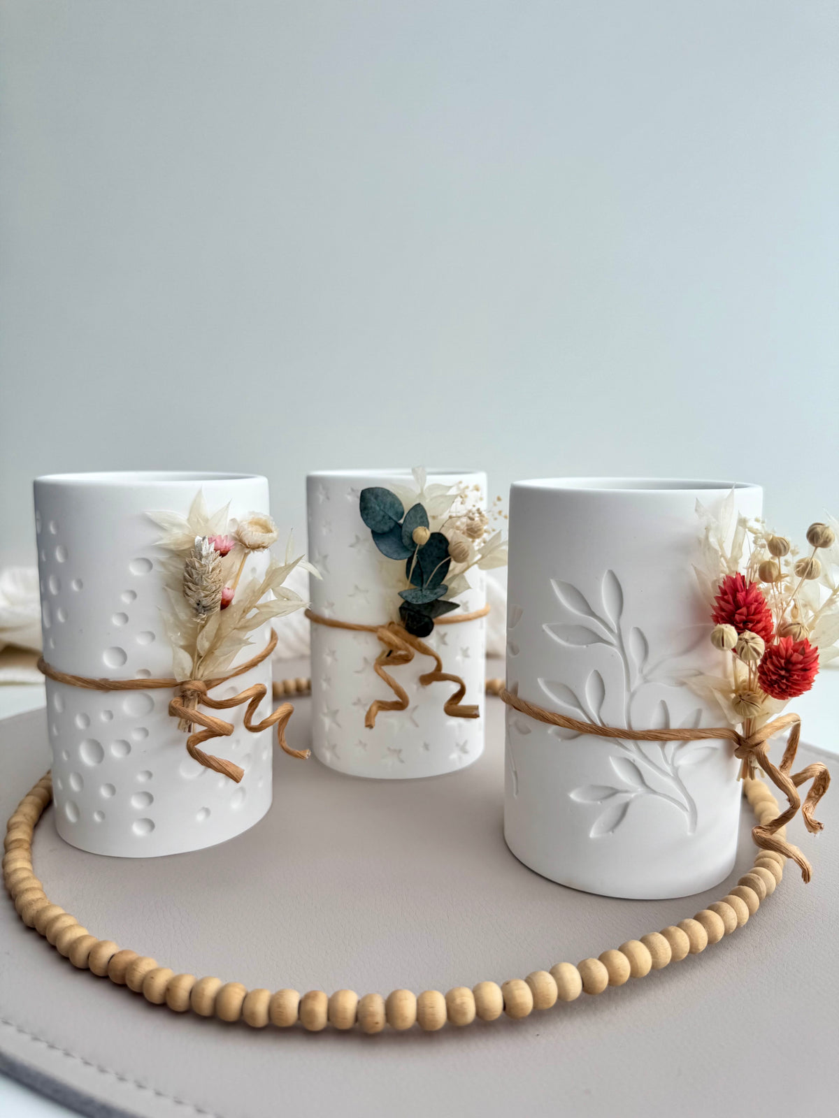 Silikonform Lichterform Frieda, Stella und Ida