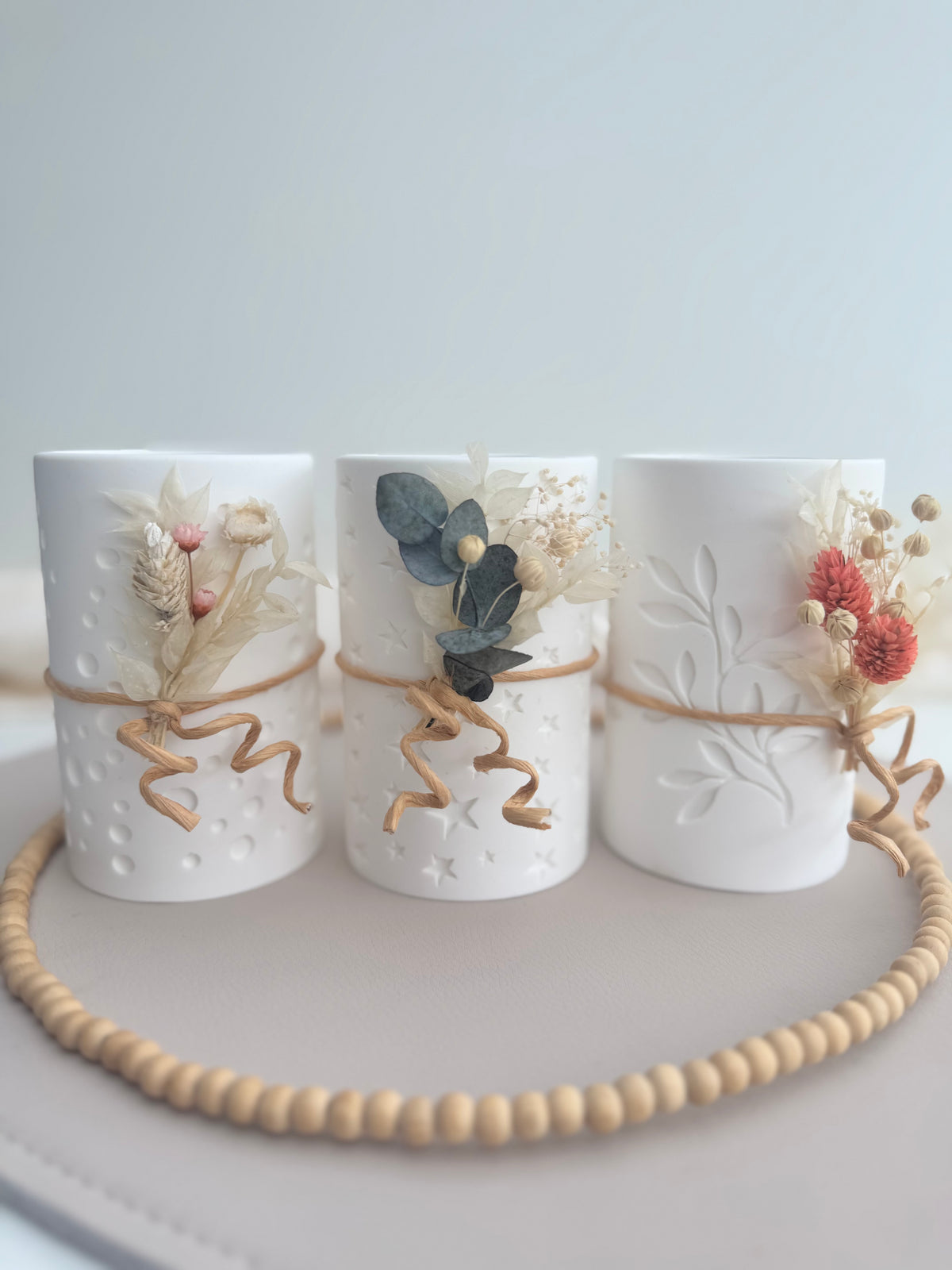 Silikonform Lichterform Frieda, Stella und Ida